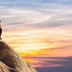 Motivation Mountain - Person Climbing on Mountain