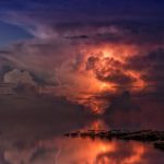 Mirror Sunrise - Reflection of Clouds on Body of Water