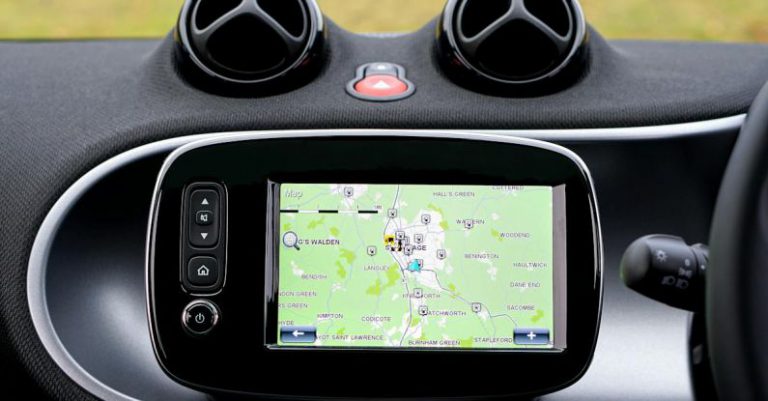 Tech Roadmap - Turned on Black Gps Monitor