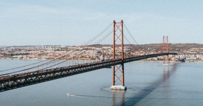 Network Bridge - Ponte 25 de Abril in Lisbon