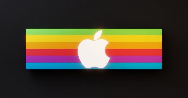 Brand Rainbow - Red Green and Yellow Apple Logo